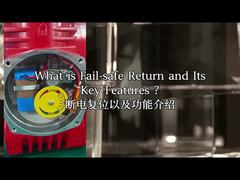 Explosionssicherer elektrischer Aktor IP68 CSA Modbus zum Zurücksetzen der Auslösung