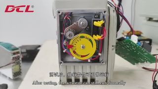 EMV-Leistungstest eines elektrischen Stellantriebs